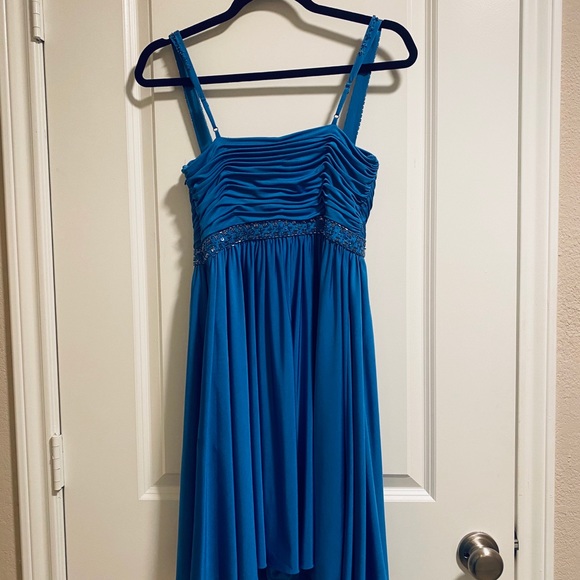 Adrianna Papell Blue Cocktail Dress 2P - Picture 6 of 8